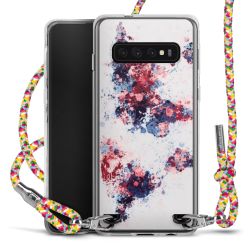 New Carry Case Transparent Stoff colourful/silber