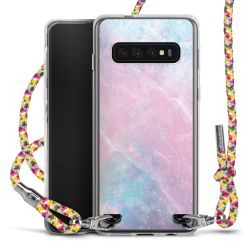 New Carry Case Transparent Stoff colourful/silber