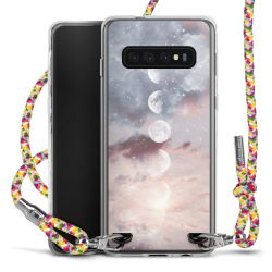 New Carry Case Transparent Stoff colourful/silber