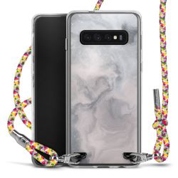 New Carry Case Transparent Stoff colourful/silber