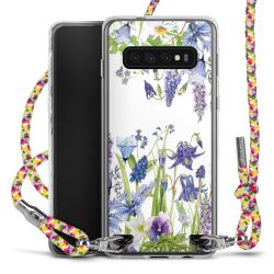 New Carry Case Transparent Stoff colourful/silber