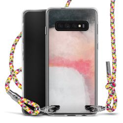 New Carry Case Transparent Stoff colourful/silber