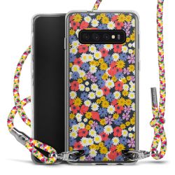 Carry Case Transparent Fabric colourful