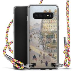 New Carry Case Transparent Stoff colourful/silber