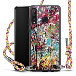 Carry Case Transparent Fabric colourful