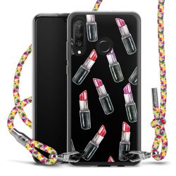 New Carry Case Transparent Stoff colourful/silber