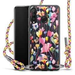 Carry Case Transparent Fabric colourful