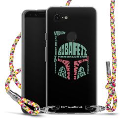 New Carry Case Transparent Stoff colourful/silber