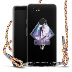 New Carry Case Transparent Stoff colourful/silber