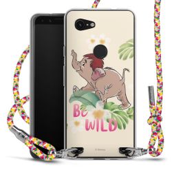 New Carry Case Transparent Stoff colourful/silber