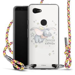 New Carry Case Transparent Stoff colourful/silber