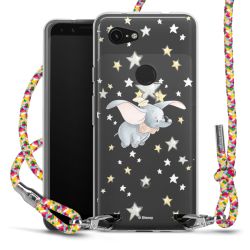 New Carry Case Transparent Stoff colourful/silber