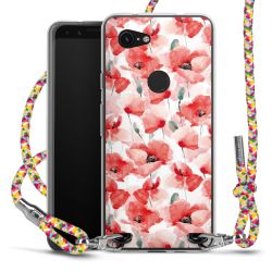 New Carry Case Transparent Stoff colourful/silber