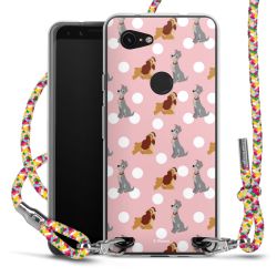 New Carry Case Transparent Stoff colourful/silber