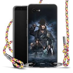 New Carry Case Transparent Stoff colourful/silber