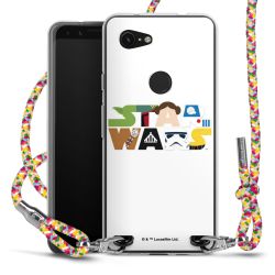 New Carry Case Transparent Stoff colourful/silber