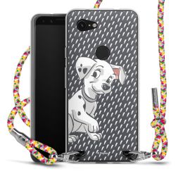 New Carry Case Transparent Stoff colourful/silber