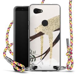 New Carry Case Transparent Stoff colourful/silber