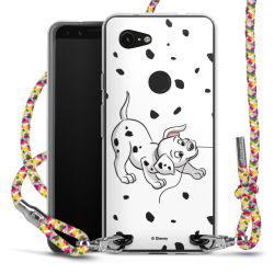 New Carry Case Transparent Stoff colourful/silber