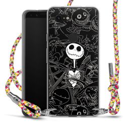 New Carry Case Transparent Stoff colourful/silber