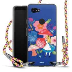 New Carry Case Transparent Stoff colourful/silber