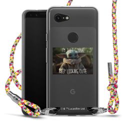 New Carry Case Transparent Stoff colourful/silber