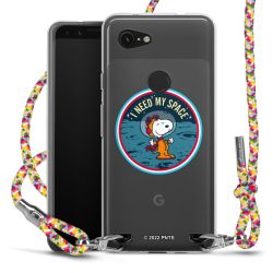 New Carry Case Transparent Stoff colourful/silber