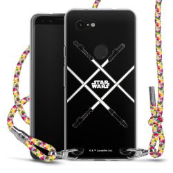 New Carry Case Transparent Stoff colourful/silber