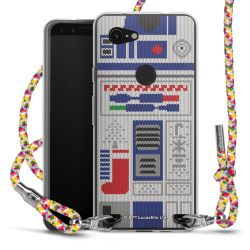 New Carry Case Transparent Stoff colourful/silber