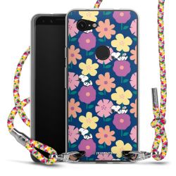 New Carry Case Transparent Stoff colourful/silber