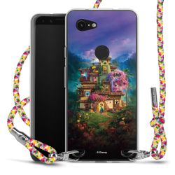 New Carry Case Transparent Stoff colourful/silber