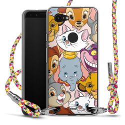 New Carry Case Transparent Stoff colourful/silber