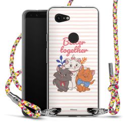 New Carry Case Transparent Stoff colourful/silber