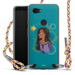 New Carry Case Transparent Stoff colourful/silber