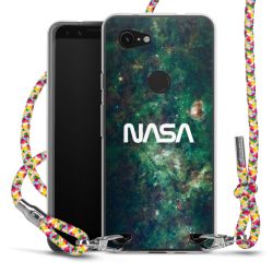 New Carry Case Transparent Stoff colourful/silber