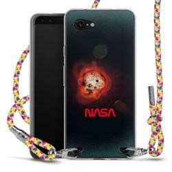 New Carry Case Transparent Stoff colourful/silber