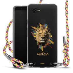 New Carry Case Transparent Stoff colourful/silber