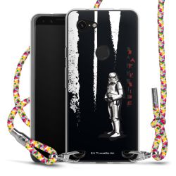 New Carry Case Transparent Stoff colourful/silber