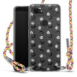 New Carry Case Transparent Stoff colourful/silber