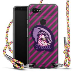 New Carry Case Transparent Stoff colourful/silber