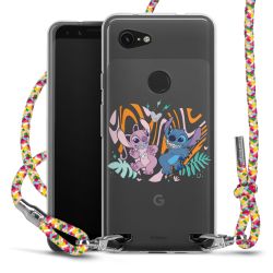 New Carry Case Transparent Stoff colourful/silber