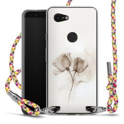 New Carry Case Transparent Stoff colourful/silber