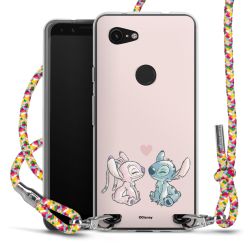 New Carry Case Transparent Stoff colourful/silber