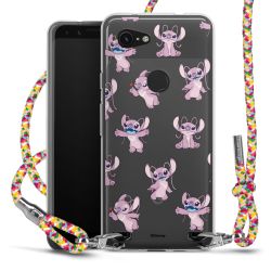 New Carry Case Transparent Stoff colourful/silber