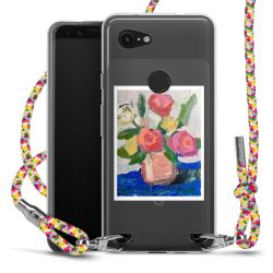 New Carry Case Transparent Stoff colourful/silber