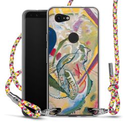 New Carry Case Transparent Stoff colourful/silber