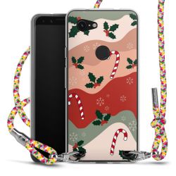 New Carry Case Transparent Stoff colourful/silber