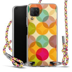 New Carry Case Transparent Stoff colourful/silber