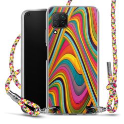 New Carry Case Transparent Stoff colourful/silber