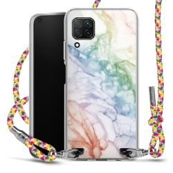 New Carry Case Transparent Stoff colourful/silber